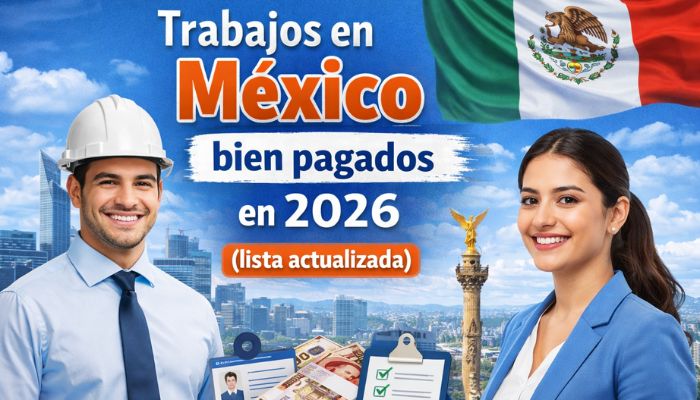 Trabajos en México bien pagados en 2026 (lista actualizada)